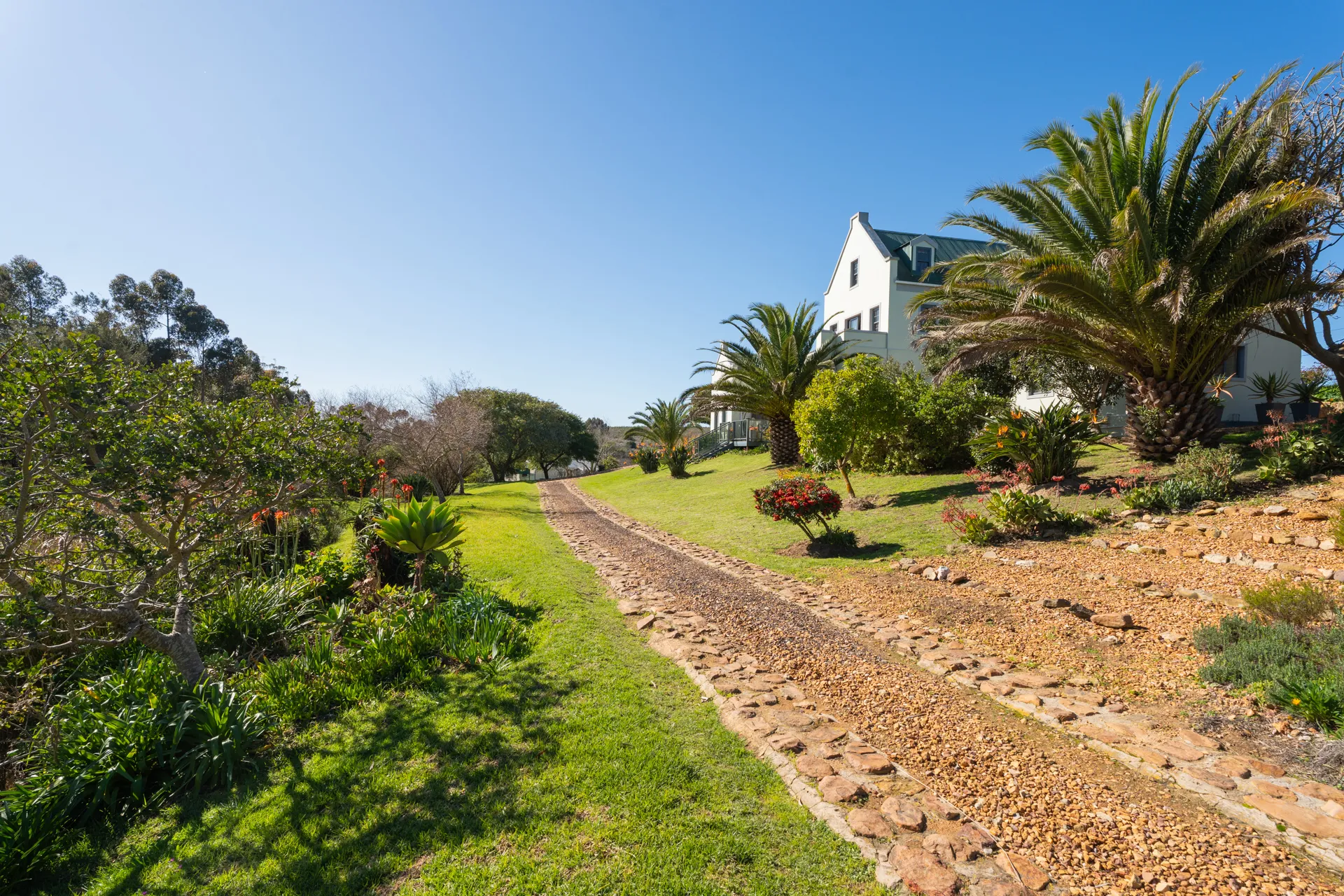 Overberg valley landscape seen from Peace Valley